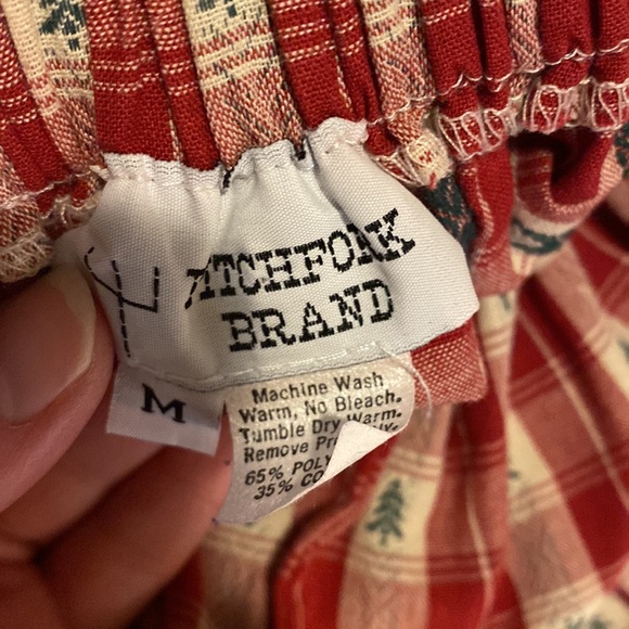 Western-themed checkered blouse and skirt - Picture 5 of 5